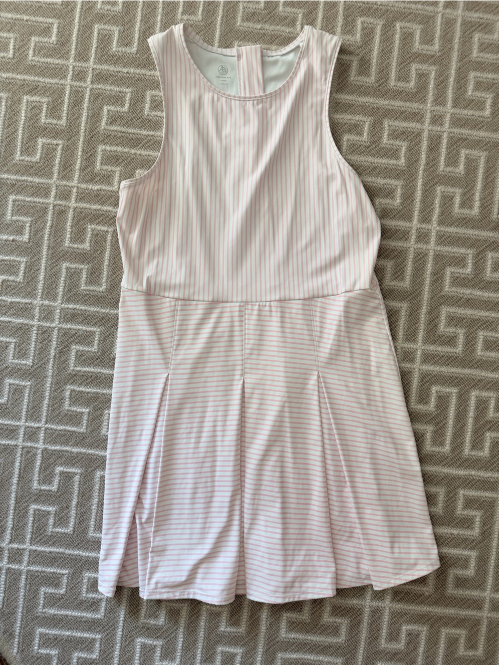 Addison Bay Pink Stripe Tennis Dress